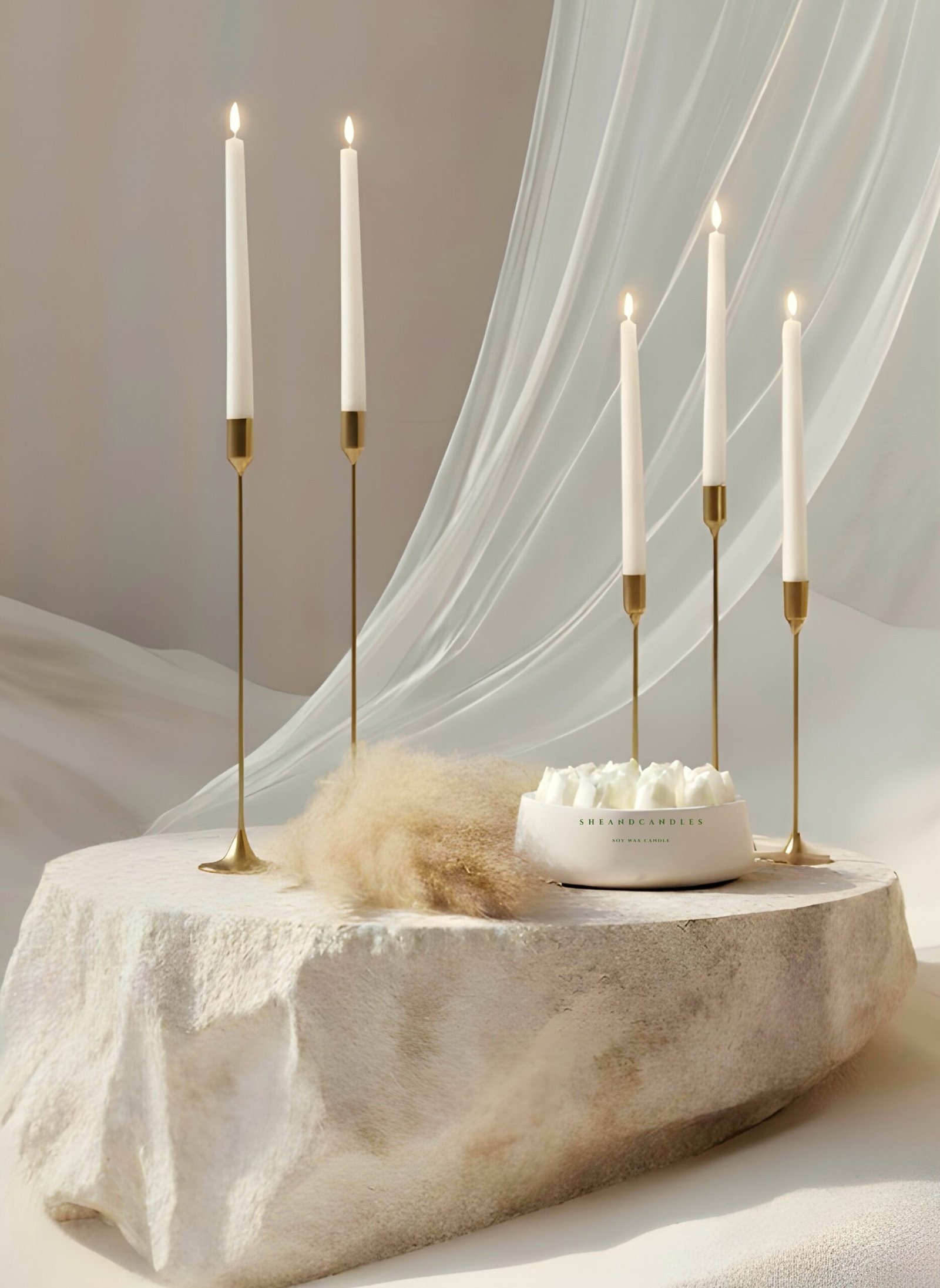 Tulip Garden in Stone Bowl