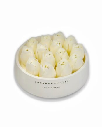 Tulip Garden in Stone Bowl