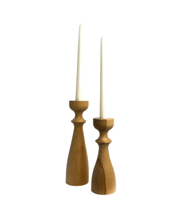 Scandinavian Wood Candle Holder